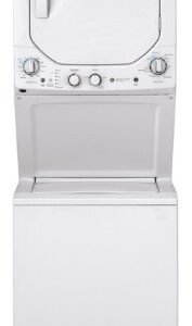 NEW  2.3 cu. ft. Capacity Washer with Stainless Steel Basket and 4.4 cu. ft. Capacity Gas Dryer GUD24GSSM1WW