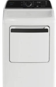 NEW Frigidaire FLVE752CBW Electric Dryer, 7 cu. ft. Dryer Capacity, 4 Temperature Settings, Steel Drum, White colour FLVE752CBW