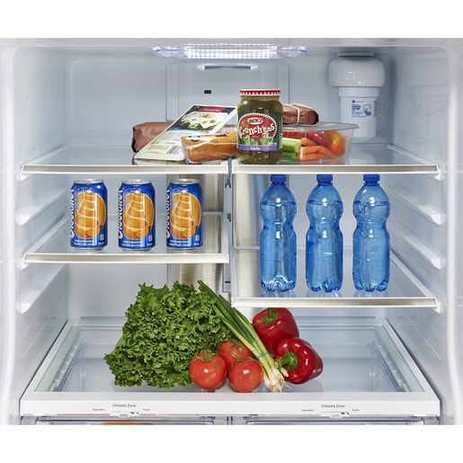 NEW Profile 20.8 Cu. Ft. Energy Star French Door Refrigerator with Factory Installed Icemaker White - PNE21NGLKWW - Image 2