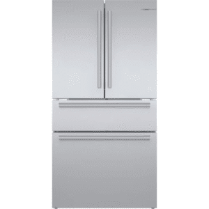 Bosch 800 Series 36-inch 20.5 cu.ft. Smart 4-Door French Door Refrigerator in Stainless Steel B36CL80SNS/44