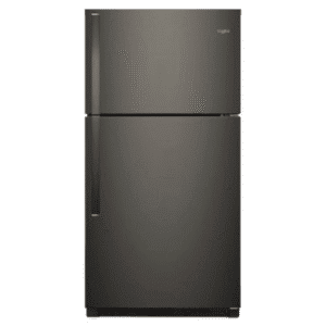 Whirlpool 33-inch W 21.3 cu. ft. Top Freezer Refrigerator in Black Stainless Steel - ENERGY STAR® WRT541SZHV03