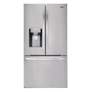 LG Electronics 36-inch W 28 cu. ft. 3-Door French Door Refrigerator in Smudge Resistant Stainless Steel - ENERGY STAR® LRFS28XBS