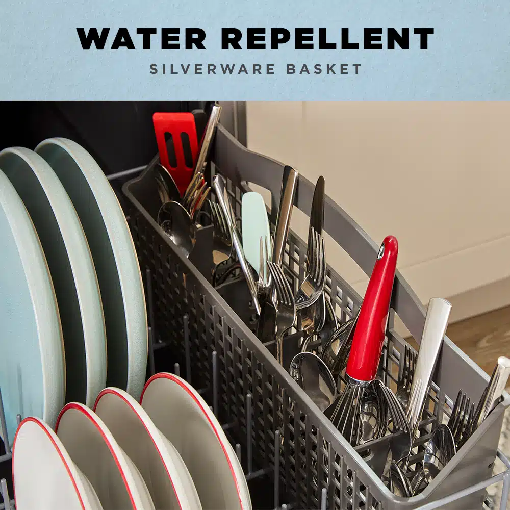 24 in. Front Built-In Tall Tub Dishwasher in Stainless Steel with 3-Cycles 59 dBA ADFS2524RS0 - Image 3