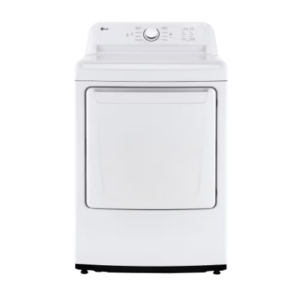 LG Electronics 7.3 cu. ft. Front Control Ultra Large Capacity Electric Dryer with Sensor Dry in White - ENERGY STAR® DLE6100W