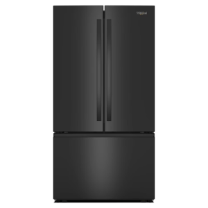 Whirlpool 36-Inch W 31 cu. ft. French Door Refrigerator with Ice Maker in Black - ENERGY STAR® WRFF3136SB