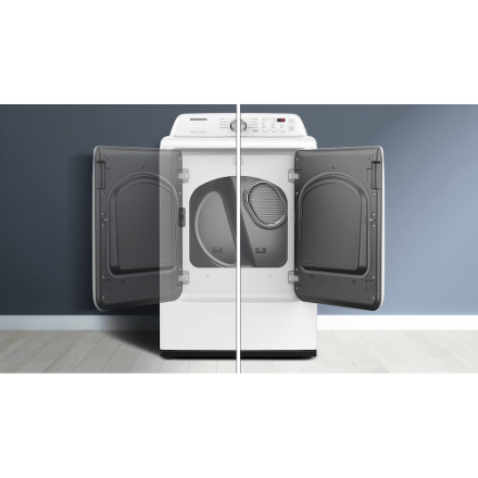 Samsung 7.2 cu. ft. Electric Dryer with Sensor Dry in White DVE45T3200W - Image 7