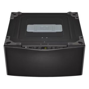 LG Electronics 29" 1.1 cu. ft. Pedestal Washer in Black Steel WD200CB