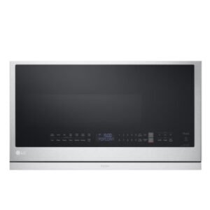 LG Electronics 2.1 cu. ft. Wi-Fi Enabled OTR Microwave Oven with ExtendaVent 2.0, EasyClean in Stainless Steel MVEL213D/00