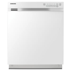 Samsung Built-in Leak Sensor Dishwasher- 24-in - 50-dB - White DW80J3020UW