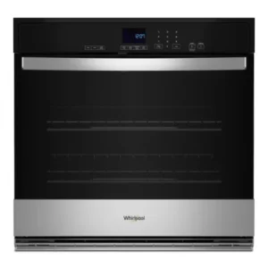Whirlpool 27-inch Single Electric Wall Oven with Self-Cleaning in Stainless Steel W0ES3027LS00