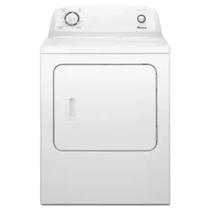 Amana 6.5 cu.ft. vented Front Load Gas Dryer in White with Wrinkle Prevent Option NGD655EW4