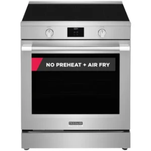 Frigidaire Professional Slide-In Induction Range with 5 Burner Cooktop, Air Fry and no Pre-heat oven in Smudge-Proof Stainless PCFI308CAF